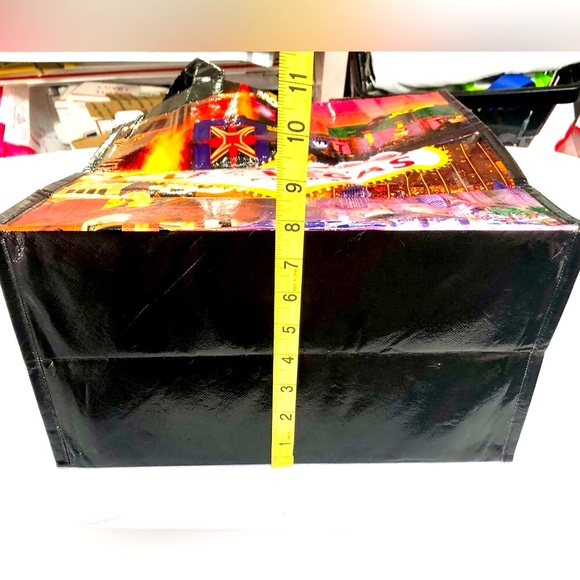 LAS VEGAS reusable tote shopping bag Welcome to Las Vegas scene size 13x13  NEW - Picture 5 of 9